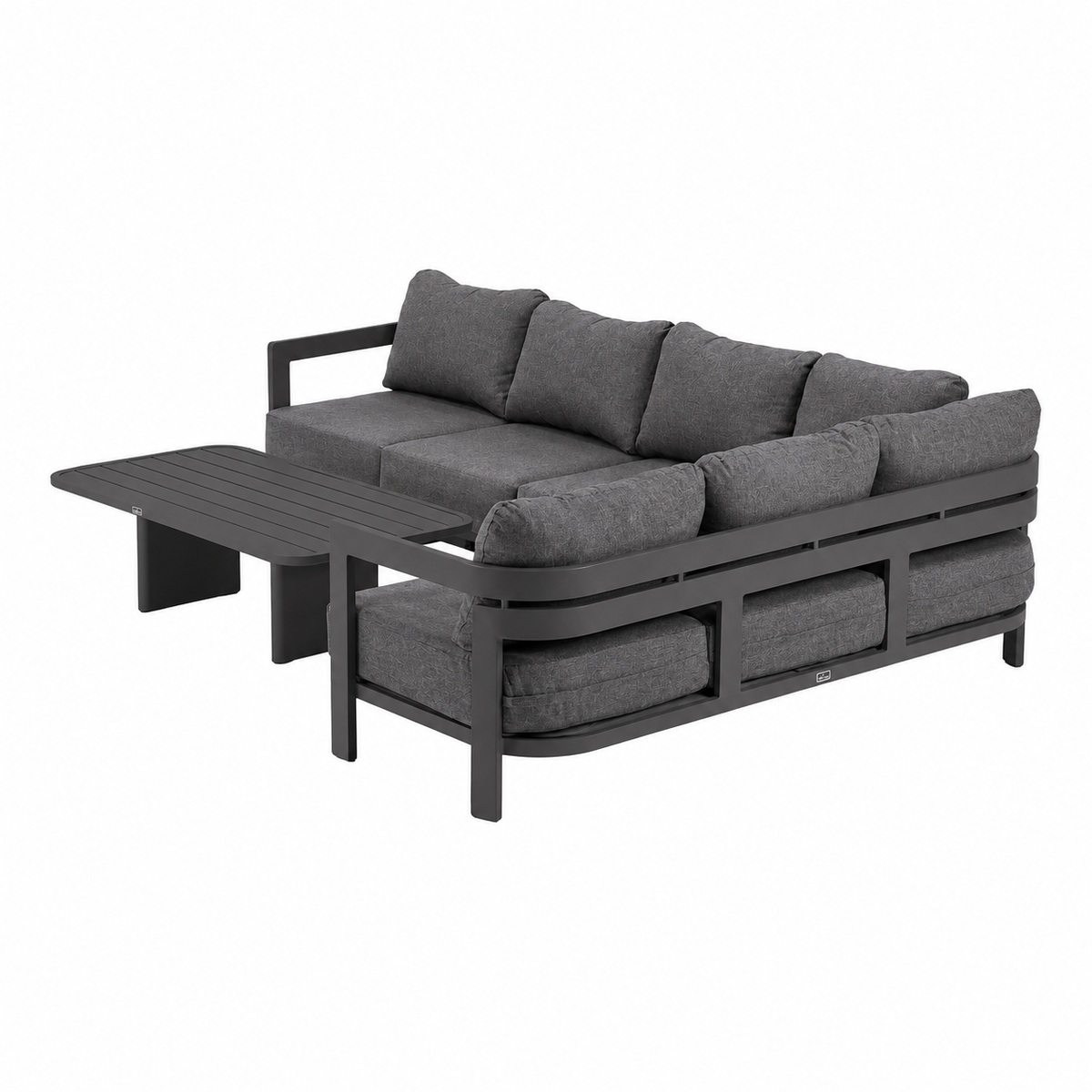 Loungeset Potenza - Antraciet - 6-zits Loungeset Potenza - Antraciet - 6-zits