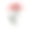 Bloem gehaakt 36cm 4ass