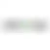 LED halsband groen + USB oplader 36 cm
