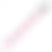 Halsb hond stripes pink 15mm x 35cm