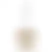 Voederhuis hang 23x19cm naturel/beige