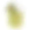 Vogelhuis + zink 18x12x2cm groen