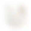 Kip wit goud 15cm