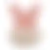 Theelichthouder vlinder roze 12cm