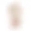 Kerstman 80cm luxe roze