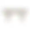 Tafel Brozzi hoog 140x75cm milky grey