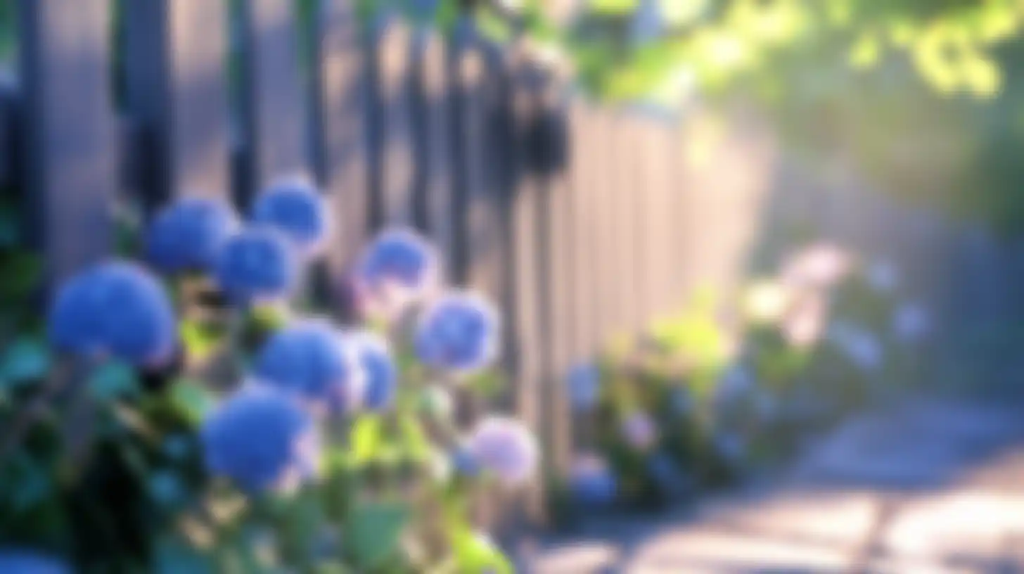 bloem op tuintafel