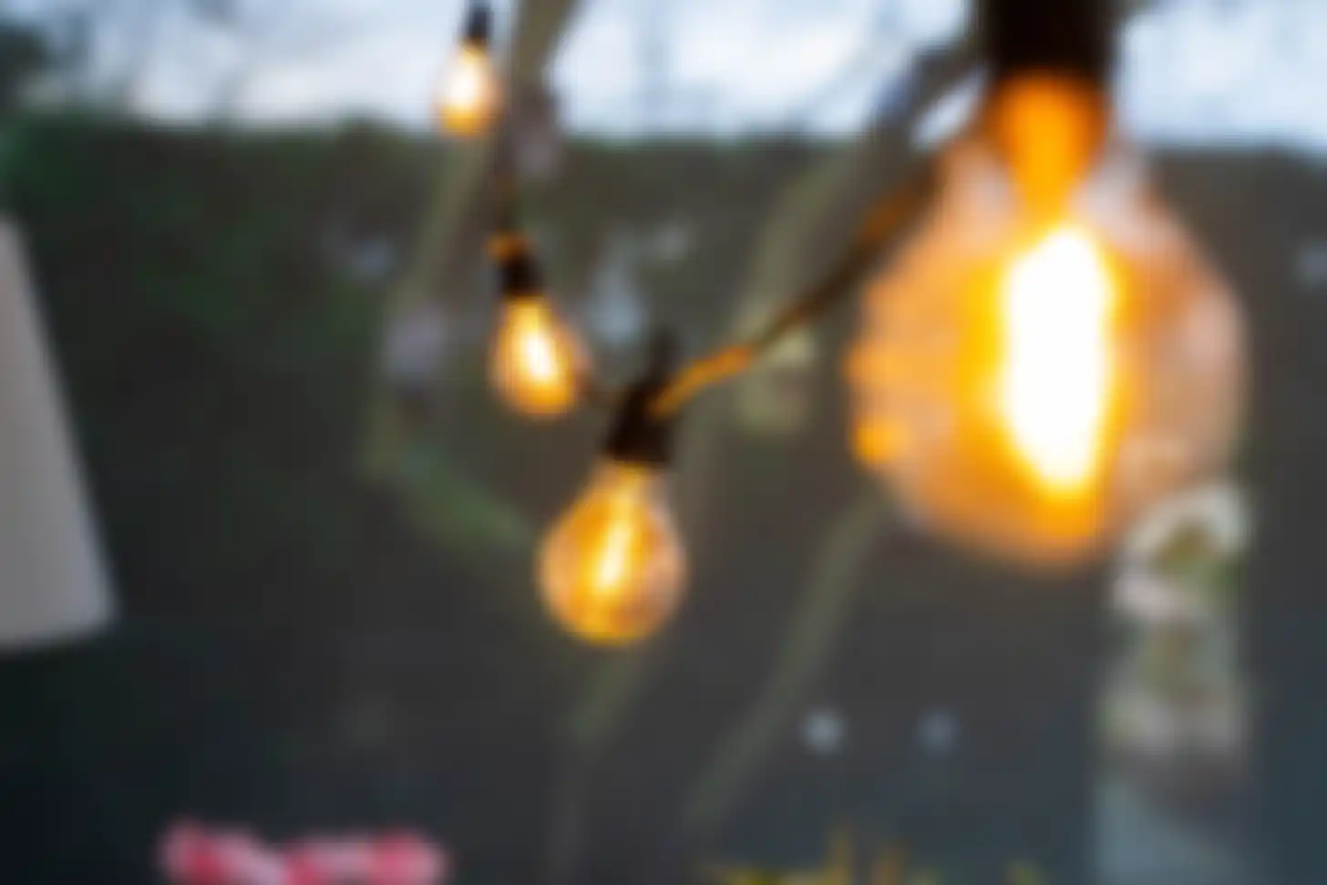 Verlichte tuin