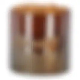 Kaarshouder glas bruin 12cm NC