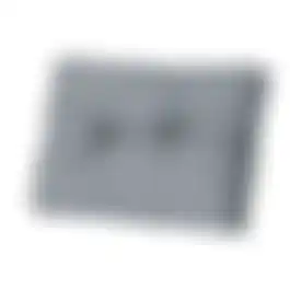 Rib grey F293 loungek 60x40 rug