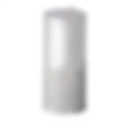 Kaars 50x110mm sand zilver