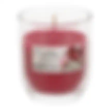 Geurkaars in glas 7x8cm - raspberry rose