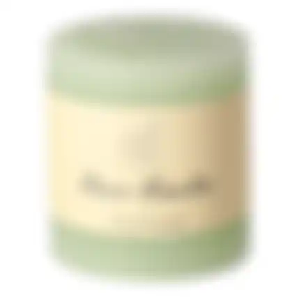 Kaars 70x75mm pastel groen O'malley