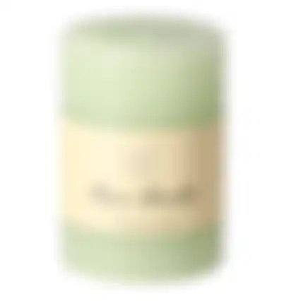 Kaars 70x100mm pastel groen O'malley
