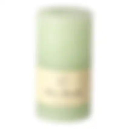 Kaars 70x130mm pastel groen O'malley