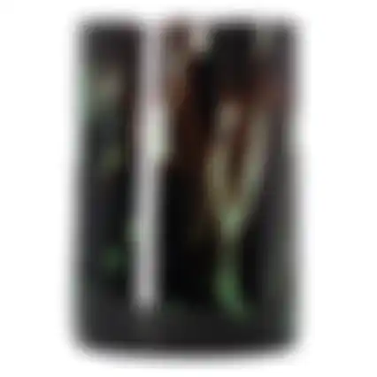 Vaas glas groen 10x15cm nc