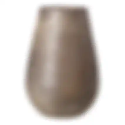 Vaas glas Prugny grijs 29cm