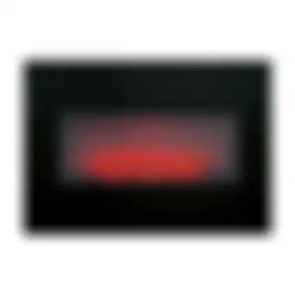 Wandkachel Memphis 80 cm LED incl. afstandsbediening