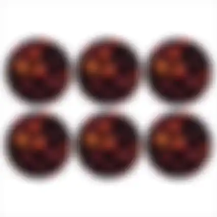 Onderzetter rond fruit 10cm 6ass nc