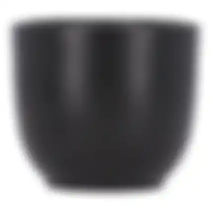 Pot Tusca rond zwart mat 7x8cm