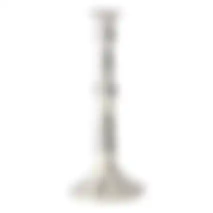Kaarshouder metaal zilver 23cm NC