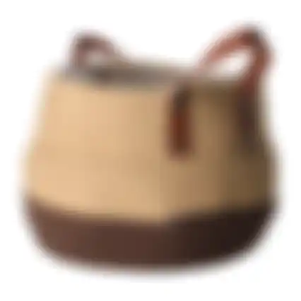 Mand Boitron 29cm jute-coffee
