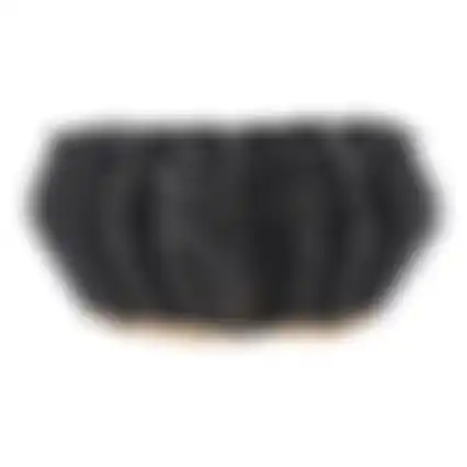 Mand riet rond zwart 19cm