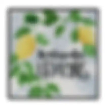 Onderzetter vierkant citrus 15cm 6ass nc