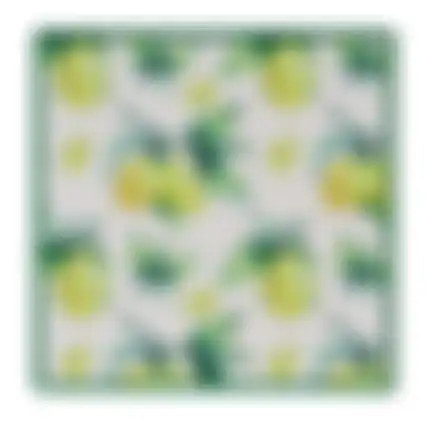 Onderzetter vierkant citrus 15cm 6ass nc