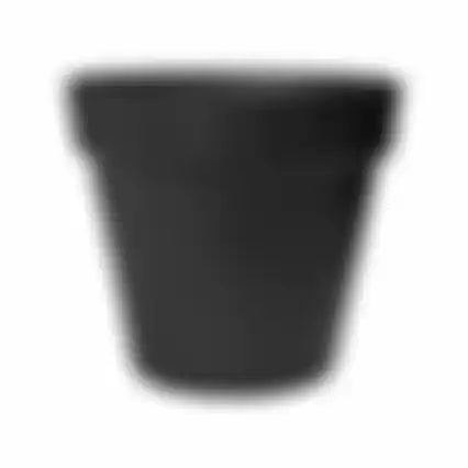 Bloempot Straight 47cm intense black