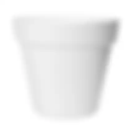 Bloempot Straight 40cm white