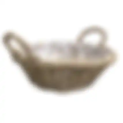 Mand riet Lea low natural 40cm