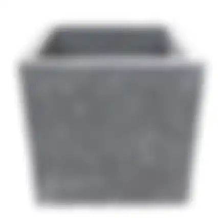Pot Clayfibre Cubi auth. Grey