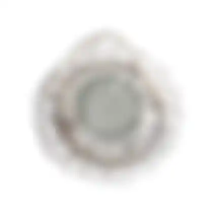 Lantaarn riet wit 50cm
