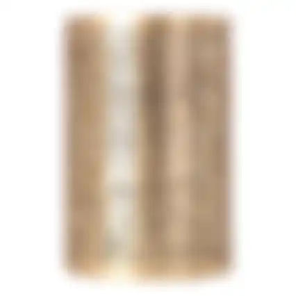 Kaarshouder Langonnet goud zwart 15x23cm