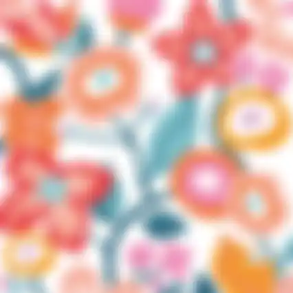 Servet 33x33cm vibrant bloom 20st