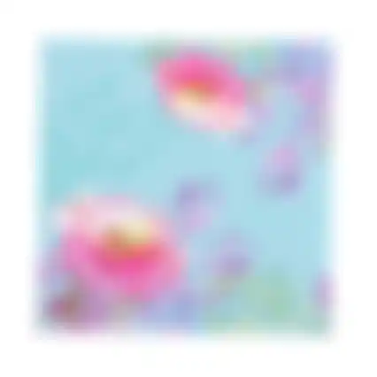 Servet 33x33cm flowy floral 20st