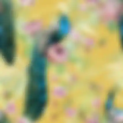 Servet 24x24cm Tropic Peacock 20st