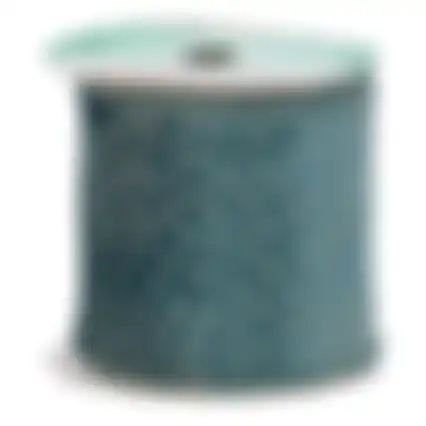 Inpaklint velvet 6x300cm groen