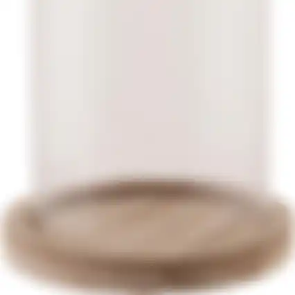 Stolp glas met voet 12x13cm nc