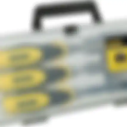 Steekbeitelset 3 delig Stanley