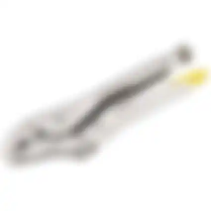 Griptang gebogen 225mm 0-84-809
