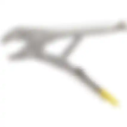 Griptang gebogen 225mm 0-84-809