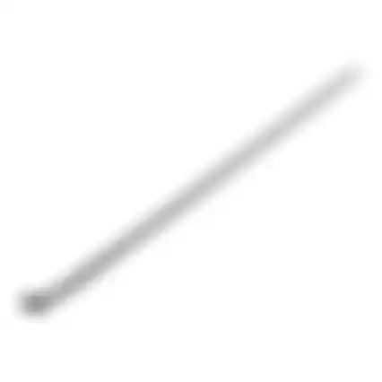 Kabelbinders 12x650 prof zwart 50stuks