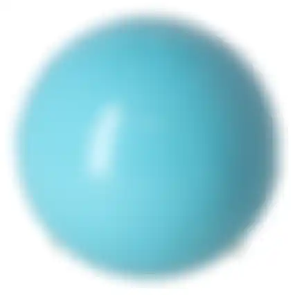 Hondenspeelgoed cl bal blauw 8.5cm