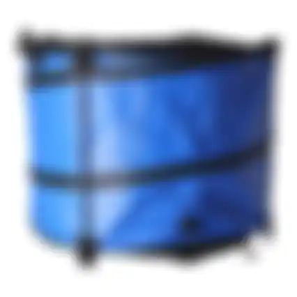 Hondendouche blauw