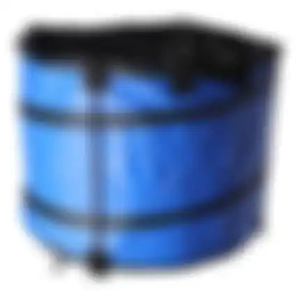 Hondendouche blauw