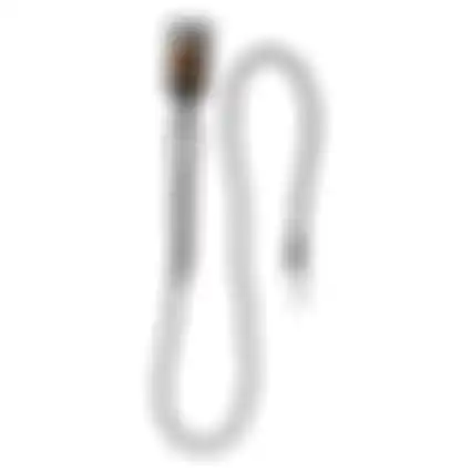 Looplijn nylon zwart 6mm 120cm