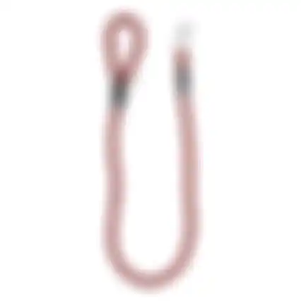 Looplijn nylon rood 15mm 120cm