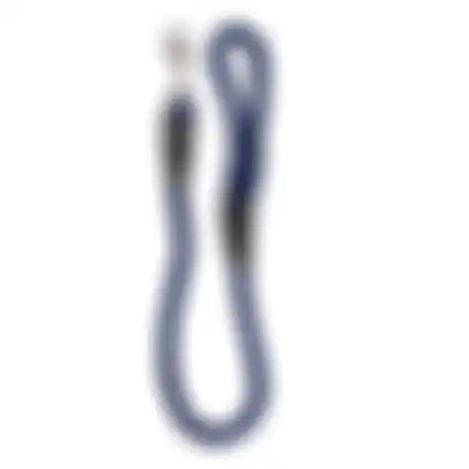 Looplijn nylon blauw 15mm 75cm